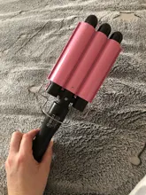 Rizador de pelo profesional de cerámica, rizador de pelo de Triple barril, herramientas de estilismo