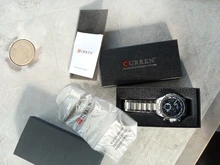 CURREN nueva moda relojes con tapa de acero inoxidable de la marca de lujo de deportes cronógrafo reloj de cuarzo de los hombres Relogio Masculino