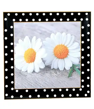 

Canvas Print Luxury Daisy With Glass 51 * 51 cm
