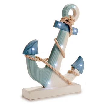 

Decorative Figure Wood Rope (7,5 x 39 x 30 cm) LED Lights