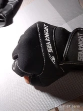 SeaKnight-guantes de pesca deportivos SK03, 1 par/lote, 3 guantes de cuero transpirable de medio dedo, equipo de pesca de neopreno y PU