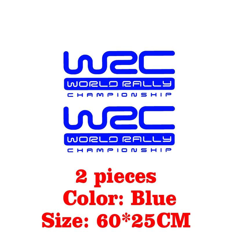 Виниловая эмблема WRC гоночная Спортивная наклейка дверь автомобиль для Ford Focus Cruze