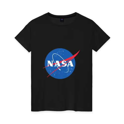 Женская футболка хлопок Nasa | одежда