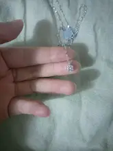 Collar de plata de ley 925 con diamantes, colgante de circonita brillante Simple avanzada, cadena femenina para clavícula, joyería para fiesta