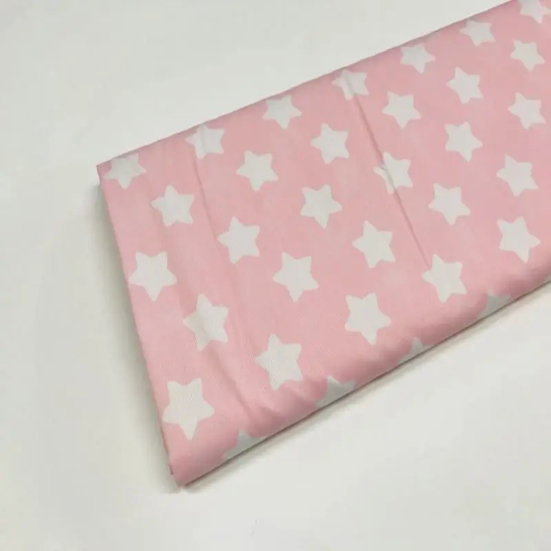 Tessuto Piqué, Tessuto Cantillo, Tessuto Per Bambini, Tessuto Stella Rosa, Tessuto Per Bambini, Tessuto Al Metro, 1 Metro X 150 Cm