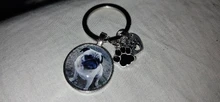 Llavero personalizado con foto de perro, colgante de cristal de perro y amor, Mini llavero de corazón, llave de coche, regalo de recuerdo