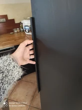 Tiradores pomos de cajones de armario, tiradores ocultos de acero inoxidable, negro, plata, naranja y dorado, muebles para despensa de la cocina