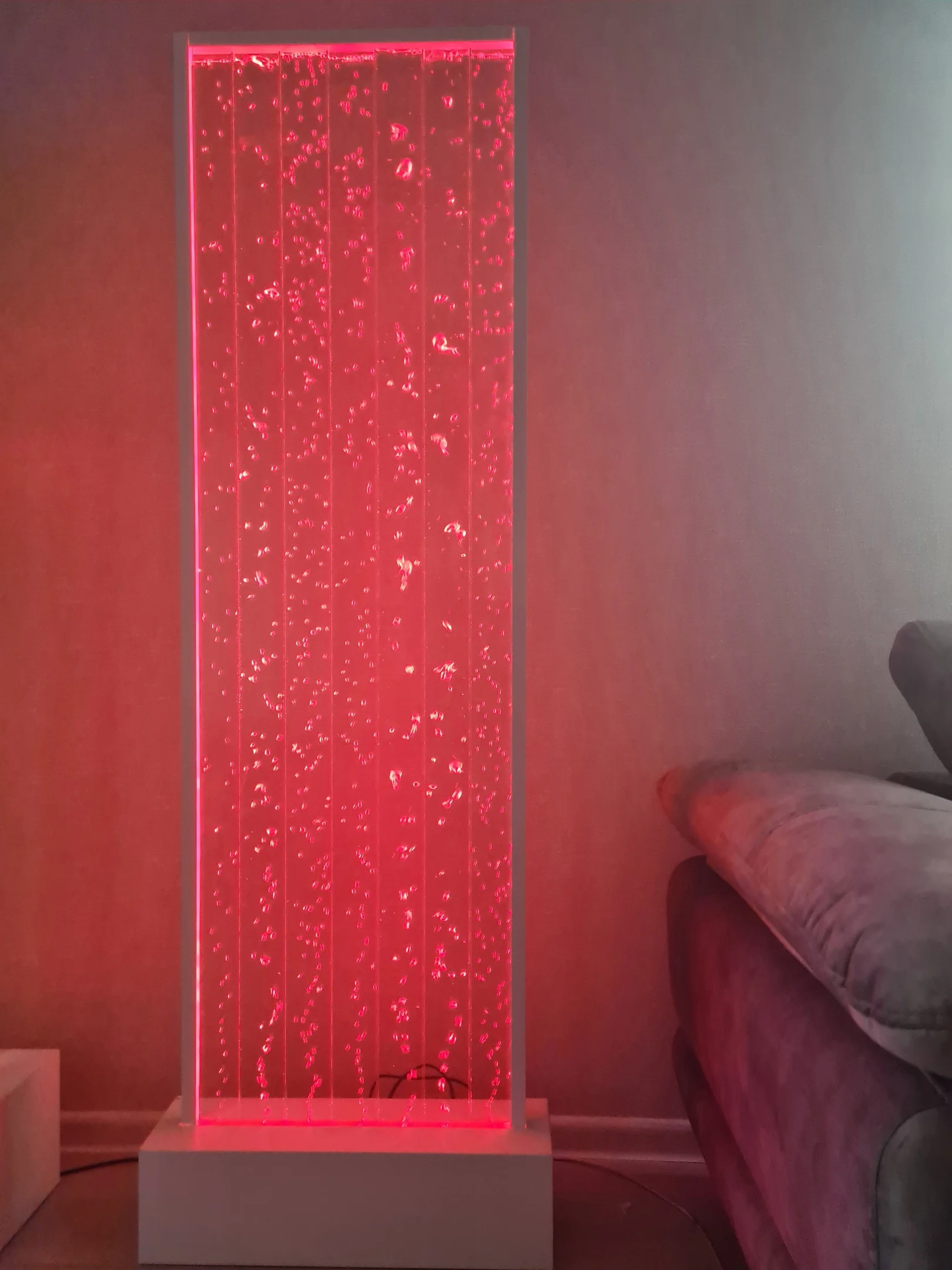 水族館、バブルパネル、気泡塔、ランプ、ダイオード、水パネル