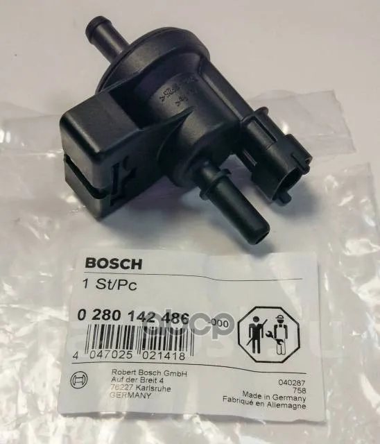 Клапан Вентиляции Топливный Бак 0 280 142 486 Bosch арт. 0280142486 | Автомобили и мотоциклы
