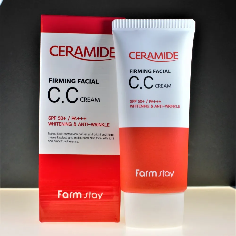 Moisturizing CC cream with церамидами farmstay ceramide firming facial Cream SPF 50 +/PA +++ ml |