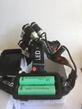 Led Headlamp Torch Flashlight Zoom Rechargeable