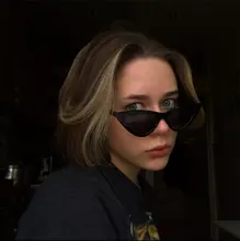 Gafas De Sol con forma De ojo De gato para mujer, anteojos De Sol femeninos con diseño De ojo De gato, Triangular, pequeños, Retro, a la moda, con UV400