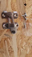 Pestillo cerrojo con bloqueo para puerta corredera, pestillo cerrojo de acero inoxidable para escaparate de puerta, hebilla de seguridad para casa y Hotel, cierre de ferretería, gran oferta