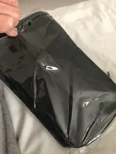 1 Uds. De neceser portátil para hombre y mujer, organizador de viaje transparente, a la moda, grande, negro, bolsa de maquillaje