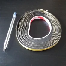 Rubber-Tape Sponge Anti-Collision-Seal-Strip Foam Strong-Adhesion Thick Black 3mm EVA