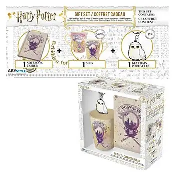 

Harry Potter-pack of Hogwarts-320 Ml cup + keychain + QuadernoABYSTYLE16.29