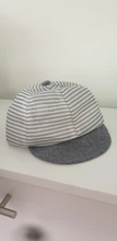 Sombrero Mono para bebé de algodón para verano, gorro Niño a rayas informal, aleros suaves, protección solar, gorros, gorros