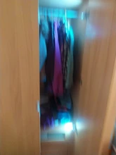 Include Battery LED Cabinet Hinge Night Light Sensor Light For Kitchen Living Room Bedroom