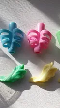 8 unids/set niños lápiz titular herramientas de silicona de dos dedos ergonómico postura herramientas de corrección lápiz agarre corrector de escritura para lápiz