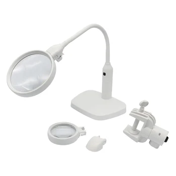 

"magnifier with illumination", "with PRISP", "table top", "lenses"