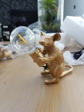 Table-Lamp Desk-Lights Mouse Postmodern Animal Seletti Home-Decor Resin Small Mini Cute