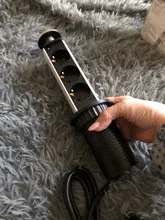 COSWALL para POP 3 hembra 2 puerto de carga USB de la Mesa de cocina toma para escritorio retráctil enchufe de la UE de cuerpo de aluminio de fondo azul