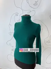 Knitted Sweater Jumper Pull Winter Tops Basic Turtleneck Women Korean Warm Autumn Slim