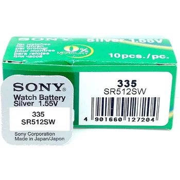 

Battery de Buttons Sony Murata SR512SW - 335 1.55V 10x + Original box
