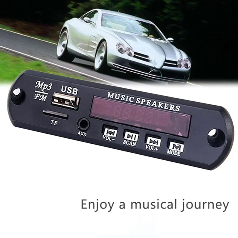 Автомобильный MP3 декодер плата аудио модуль четыре кнопки мульти направленного