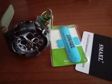 Reloj deportivo de doble horario para hombre, resistente al agua hasta 50m, relojes militares para hombre, 1802D, relojes para regalo