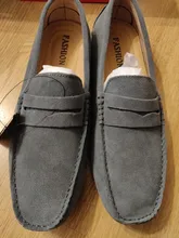 Men Shoes Flats Moccasins Slip-On Mens Genuine-Leather Fashion Male 49 DEKABR Loafers