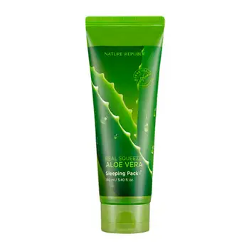 

Night mask Nature Republic real squeeze Aloe Vera sleeping pack