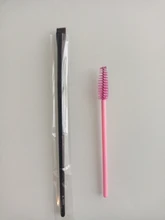 Brocha profesional para Contorno de cejas, pincel delineador de cejas en ángulo pequeño, alta calidad, marca de maquillaje, herramientas A101