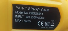 DEKO-PISTOLA DE PULVERIZACIÓN, pulverizador de pintura eléctrico de alta Casa de poder, 220V, 3 boquillas, fácil de rociar y limpiar, perfecto para principiantes