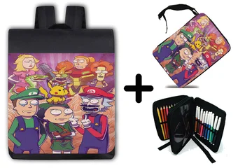 

PACK BACKPACK AND CASE CHARACTERS ALIENS DISGUISED school