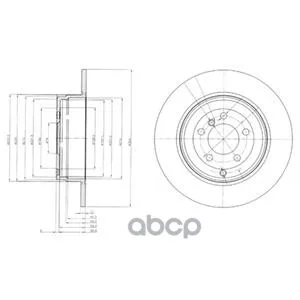 

Disc TORM Range Rover III Delphi art. bg4066