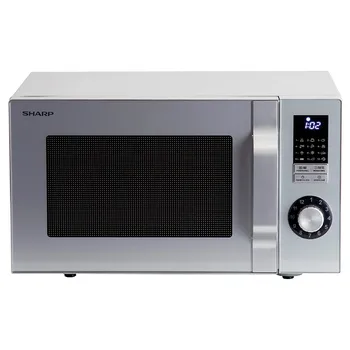 

Sharp microwave PAEMW25R644S Stainless steel. 23L capacity. Power 900W and Grill 1000W. Free installation. Width 48,3cm