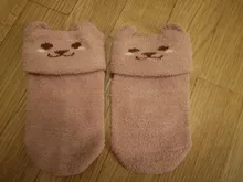 Calcetines de lana Coral antideslizante para bebé, calcetines cálidos y gruesos para recién nacidos, para interior