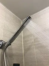 Shower-Set Holder Wall-Mount Hand-Held Hose Chrome Brass 