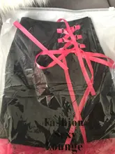 Sweetown-faldas góticas con cordones para mujer, Falda plisada de encaje a cuadros, estilo Punk oscuro, ropa de estética para chica, Y2K, Raya Rosa