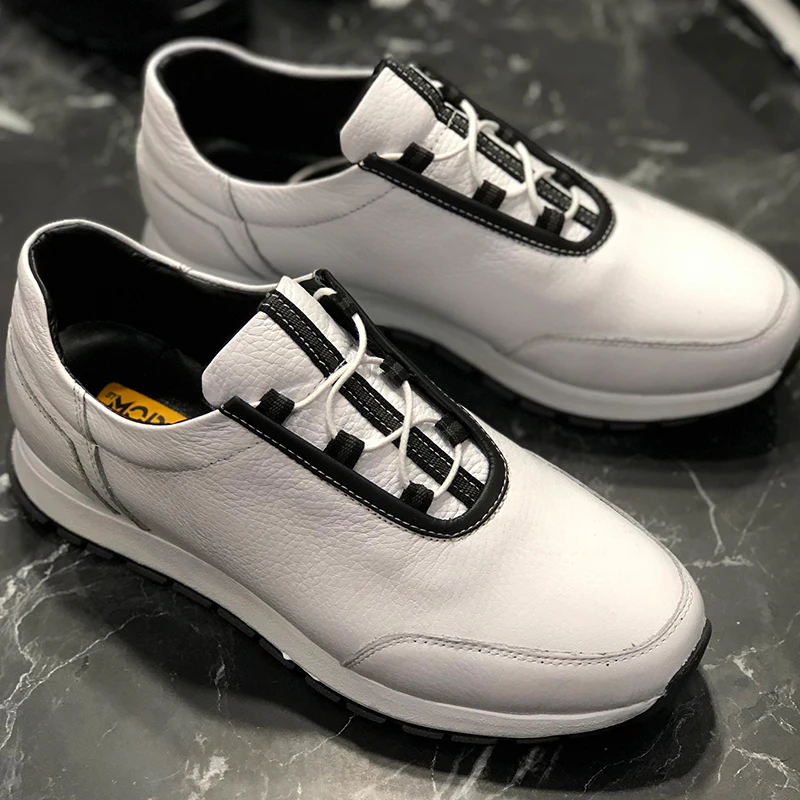 Sneakers For Men Sneakers Comfortable Flexible Fashion Style Leather Wedding Orthopedic Walking Shoe Sport Shoes For Men Comfort Unisex Lightweight Lightweight Sneakers Running Shoes Breathable Zapatos Hombre