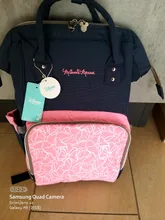 Bolsa de pañales con USB de Disney, mochila momia de maternidad/bolsa de pañales para bebé, bolso de viaje de Mickey Mouse, bolsa para cuidado del bebé, bolsa húmeda
