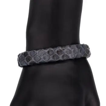 

Python leather bracelet (whole) Blue (53775)