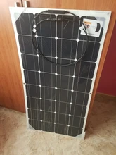 panel solar placa solar 12v flexible 200w 100w Cargador solar célula solar kit completo para sistema doméstico 1000w coche barco solar caravana batería RV