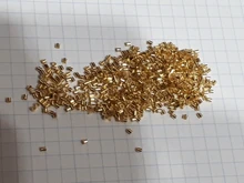 500 Uds 1,5 2,0 2,5mm cuentas engastadas de cierre de tubo de cobre dorado cuentas espaciadoras de tope para la fabricación de joyas suministros collar