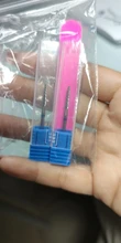 Broca de carburo de tungsteno Spear para manicura, brocas rotativas de 3/32 , accesorios para decoración de uñas