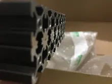 Arbitrary Cutting 1000mm 2020 Black Aluminum Extrusion Profile,Black Color.