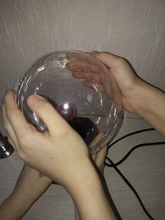 Lighting Decor Touch-Lamp Plasma-Ball Crystal Led-Night-Light Christmas Novelty Magic