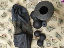 3/5 Uds Yoga de rodillos de masaje y pelota para hacer ejercicio juego de rodillo de espuma para el dolor de espalda auto-miofascial tratamiento Pilates músculo de ejercicios