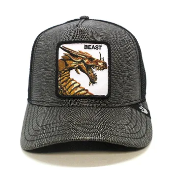 

FIRE BREATHER BEAST Goorin Bros black Cap. baseball caps, headwear, caps for men, men cap, caps, women caps, animals caps